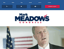 Tablet Screenshot of meadowsforcongress.com